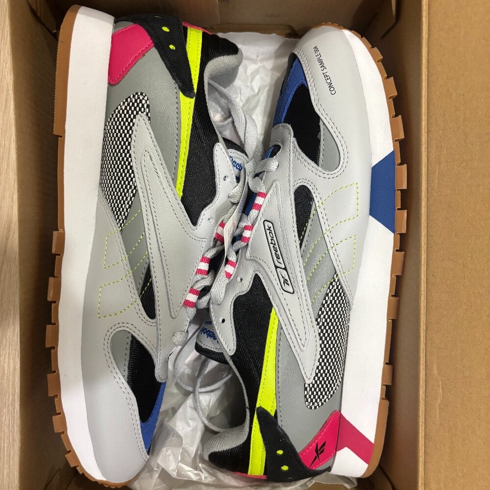 Reebok Classic Leather ATI 90s Skull Grey NWT